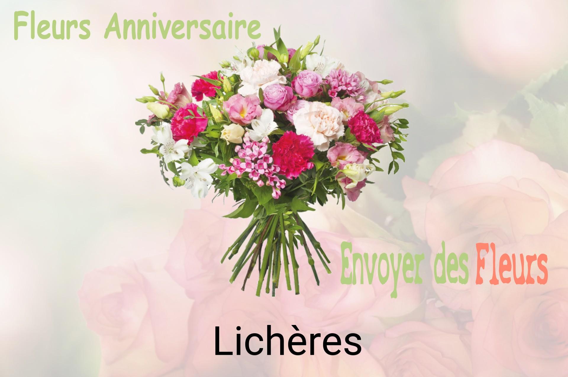 Bouquet de fleurs d’anniversaire livré à Lichères